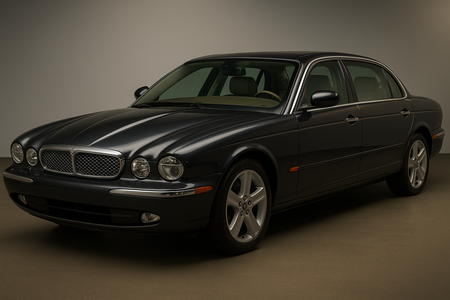 Tailored velour car mats for Jaguar XJ X350 LONG 2003-2007