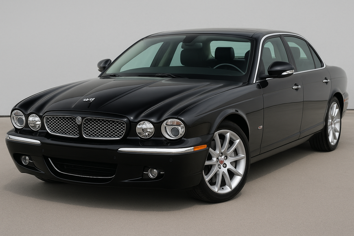 Tailored velour car mats for Jaguar XJ X358 2007-2009